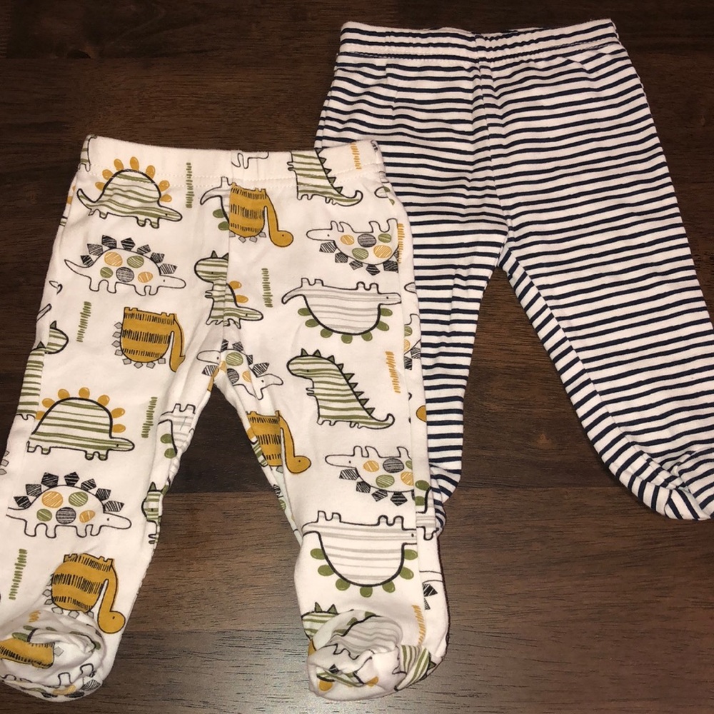 Chick pea footed baby pants